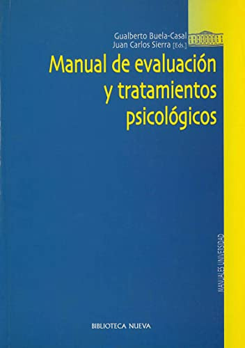 Libro Manual De Evaluación Y Tratamientos Psicológicos De Ju