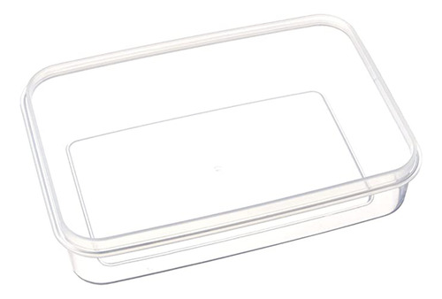 Contenedor Rectangular Con Tapa Y Divisiones Plastico 1.1 L