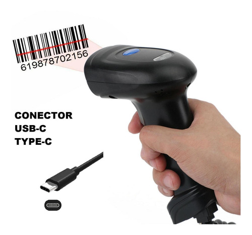Leitor Código Barras Barcode Scanner Conector Usb-c Celular
