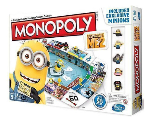 Jogo De Tabuleiro Monopoly Meu Malvado Favorito 2 Novo Abert