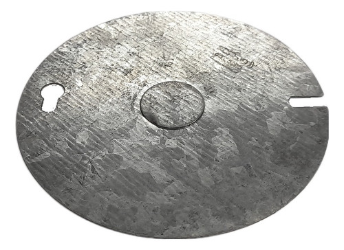 Tapa Ciega Redonda 4 Pulgada Metal Galvanizada