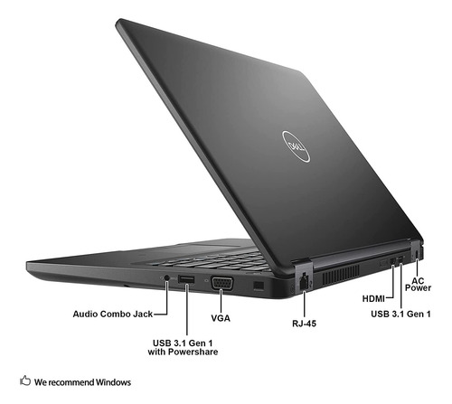 Laptop Dell Latitude 5490 I5 7ma Gen 256gb Ssd 8gb Ram Win10 (Usado)
