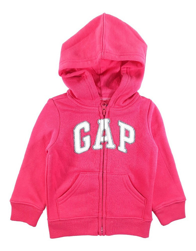 Buso Con Capota Logo Gap Infantil Buso Hoodies Rosado