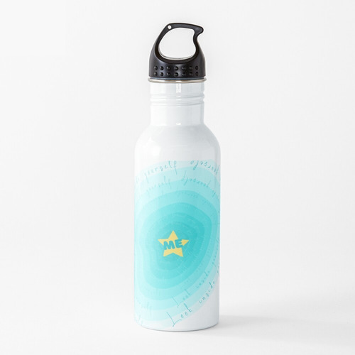 Imagen 3 de 6 de Termo Botella Caramañola Regalo Palabras Fe Amor Frases