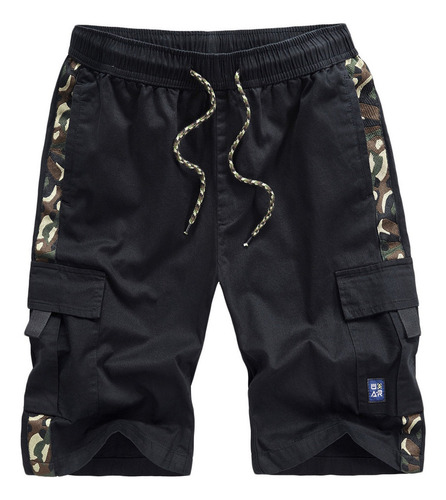 Pantalones Cargo Con Bolsillo Deportivo Con Panel De Camu