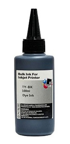 Tinta Para Impresora Sistema Continuo 100ml Negro Compatible