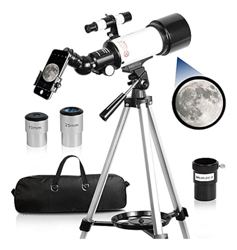 Telescopios Para Adultos, Apertura De 70 Mm, Montura Az De 4