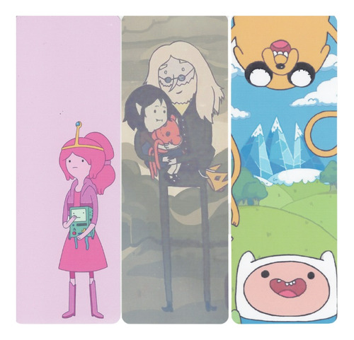 Pack 12 Separadores Para Libros Colección Adventure Time Multicolor Adventure Time 2