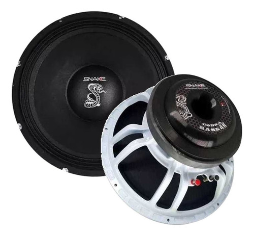 Woofer Mèdio Grave Paredão Forte 4k Pancadão 2000wrms Cor Branco