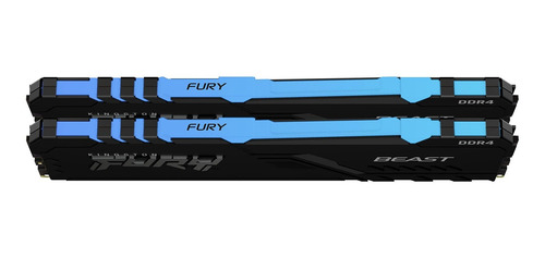 Imagen 2 de 6 de Memoria Ram Rgb 32gb 2x16gb Ddr4 3200 Mhz Dimm Kingston Fury