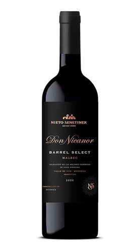 Vino Don Nicanor Barrel Select Malbec X750cc