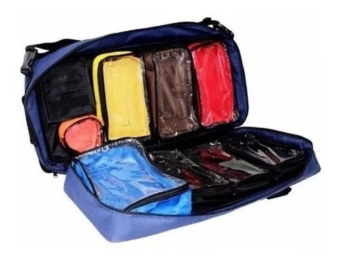 Bolsa Para Resgate M Cor Azul Desenho Do Tecido Bolsa M