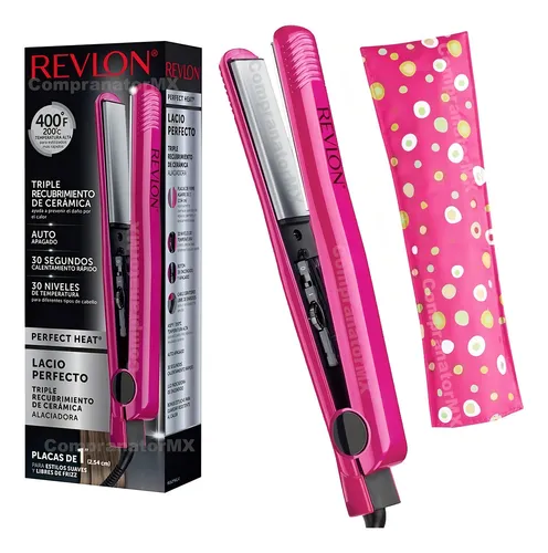Alaciadora Plancha De Cabello Revlon Triple Cerámica Alisado