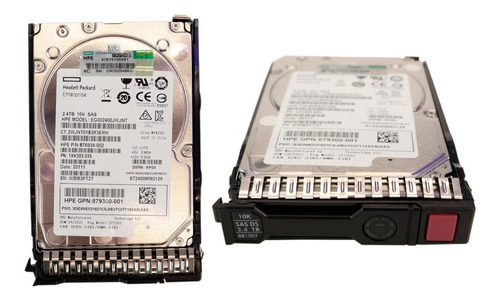 Hpe 2.4tb 12g Sas 10k 2.5 Sff 512e 881457-b21 881507-001 Cor Prateado