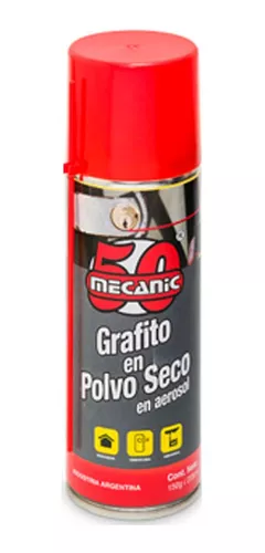 Grafito En Polvo Seco Aerosol 237ml Mecanic