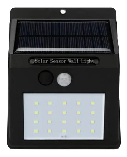 Lampara Solar Exterior Led Con Sensor De Movimiento