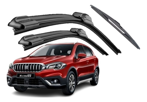 3 Limpiaparabrisas Para Suzuki S-cross 2017 2018 19 20 2021