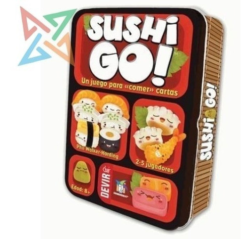 Sushi Go! - Juego Divertido De Cartas Familiar - Ctas S/int!