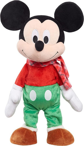 Just Play-disney Holiday-peluche De Baile Mickey Mouse 34cms