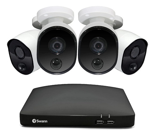 Sistema De Cámara De Seguridad Swann Home Dvr Con Almacenami