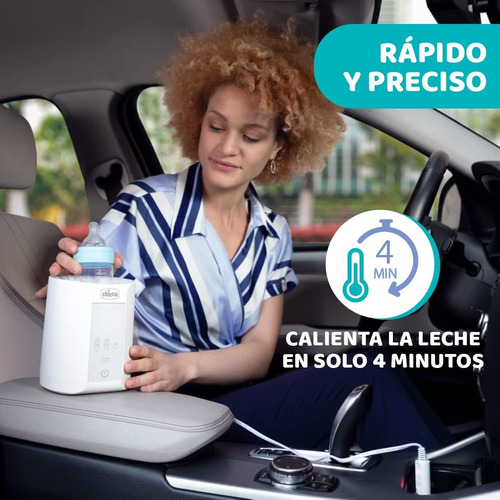 Chicco Calienta Biberones Doméstico Y De Viaje Con 2 Program