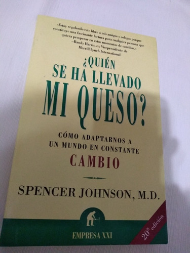 Quien Se Ha Llevado Mi Queso Spencer Johnson Urano Palermo 