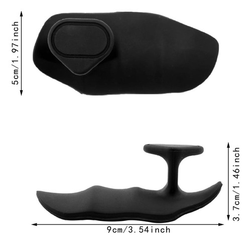 Black Weightlifting Grip Pads