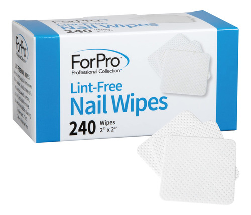 Forpro - Toallitas De Uñas Sin Pelusa, 2 X 2 Pulgadas, Toall