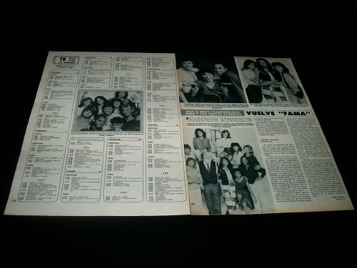 (w053) Fama Serie * Revistas Recortes Clippings