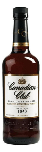 Caja De 12 Whisky Canadian Club 750 Ml
