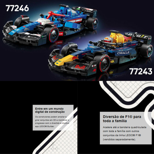 Lego Formula 1 F1 Red Bull Carro De Lego Para Montar Car