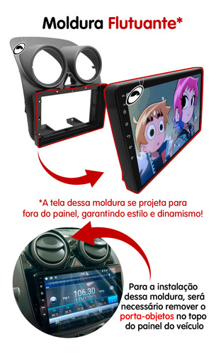 Multimídia 9 Pol Android Grand Siena 20/22 + Câmera De Ré