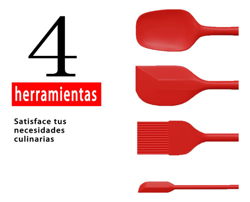 Juego De Espátulas Silicona 10 Piezas, Espátulas De Silicona