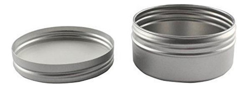 Ctkcom Screw Top Round Steel Tins,1/2-ounce, For Lip Balm, C