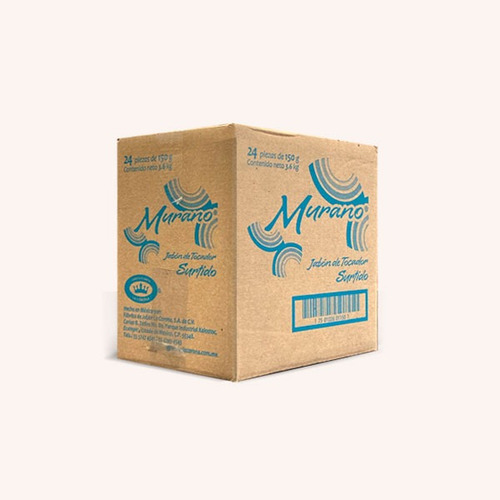 Jabón Murano Exfoliante En Barra 150 G Varios Aromas 12 Pzs
