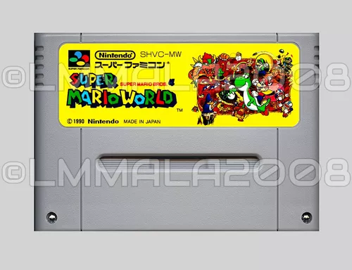 Jogo Super Mario World - SNES - COMPRAR GAMES - Comprar Games - Loja de  games no ABC / SBC