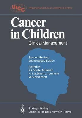 Libro Cancer In Children - P.a. Voute