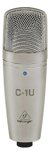 Micrófono de condensador USB profesional Behringer C1u, color gris