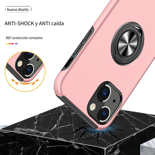 Funda Para Samsung Galaxy A14 5g/a36/a56, Con Anillo De Metal, Soporte, A Prueba De Golpes