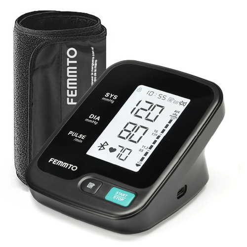 Tensiometro Digital Brazo Bluetooth Batería USB Medidor Presion Arterial Enfermeria Automatico Femmto