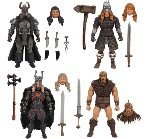 Super 7 Conan The Barbarian (1982 Film) Ultimate (set Of 4)