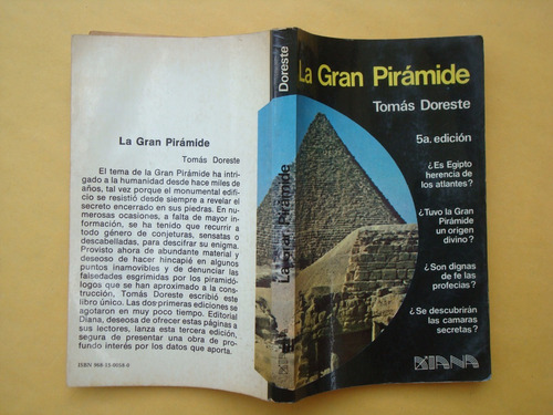 Tomás Doreste, La Gran Pirámide, Editorial Diana, México, 19