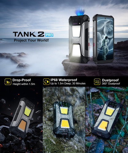 Smartphone 8849 Tank 2 Pro Rugged 12 Gb+512 Gb Android 14