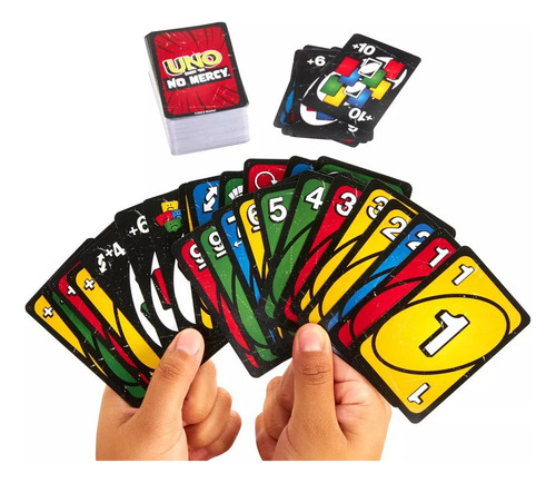 2. Juego De Cartas Uno No Mercy For Niños De 7 Años En
