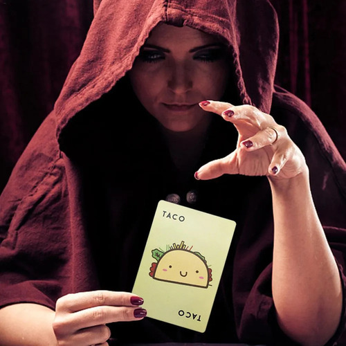 Q1c Pizza De Queso De Cabra Taco Cat Juego De Cartas Juego
