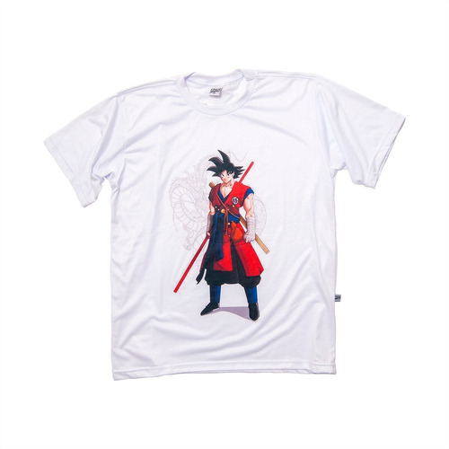 Imagem 1 de 2 de Camiseta Goku: Dragon Ball Z  Personalizada - Branca