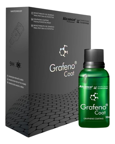 Kit Grafeno Coat Vitrificador De Pintura 30ml 9h - Alcance