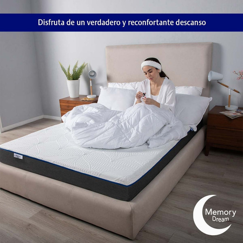 Colchón Memory Foam En Caja 10 Años Garantía Individual