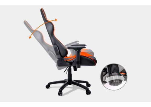 Silla Cougar Armor Black Gaming Giratoria Alta Calidad Nnet