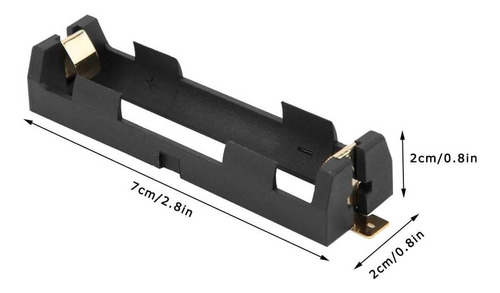 Soporte Porta Batería De Litio 18650 X1 Pcb Superficial Smt